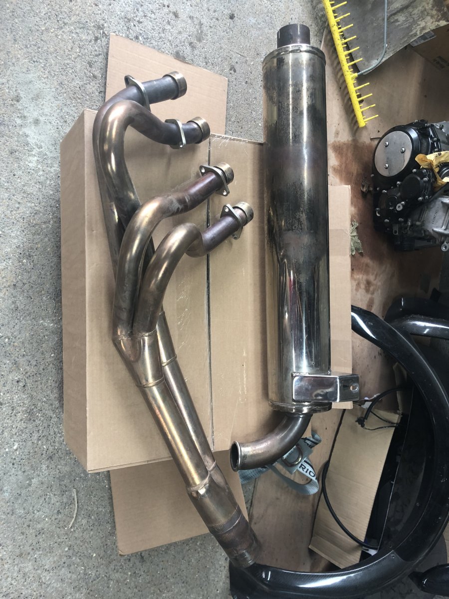 Hayabusa/Megabusa factory manifold and silencer - Parts for Sale - WSCC ...