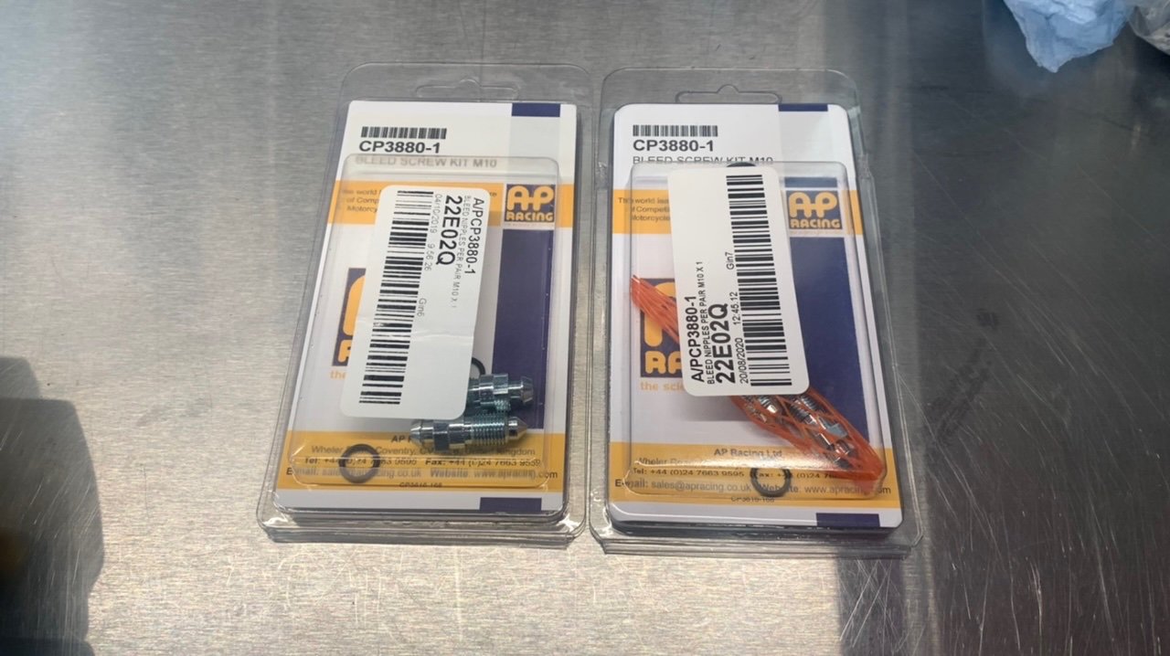 SOLD AP racing calipers bleed nipples Parts for Sale WSCC