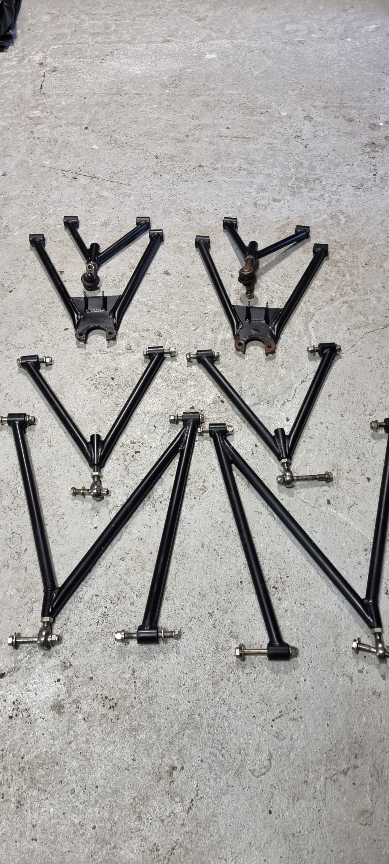 Full set of original Westfield wishbones Parts for Sale WSCC